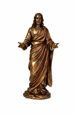 Jesus Christ Brass Statue 9 Inch | Handcrafted Religious Idol